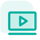 Icône d'une vidéo type tutoriel